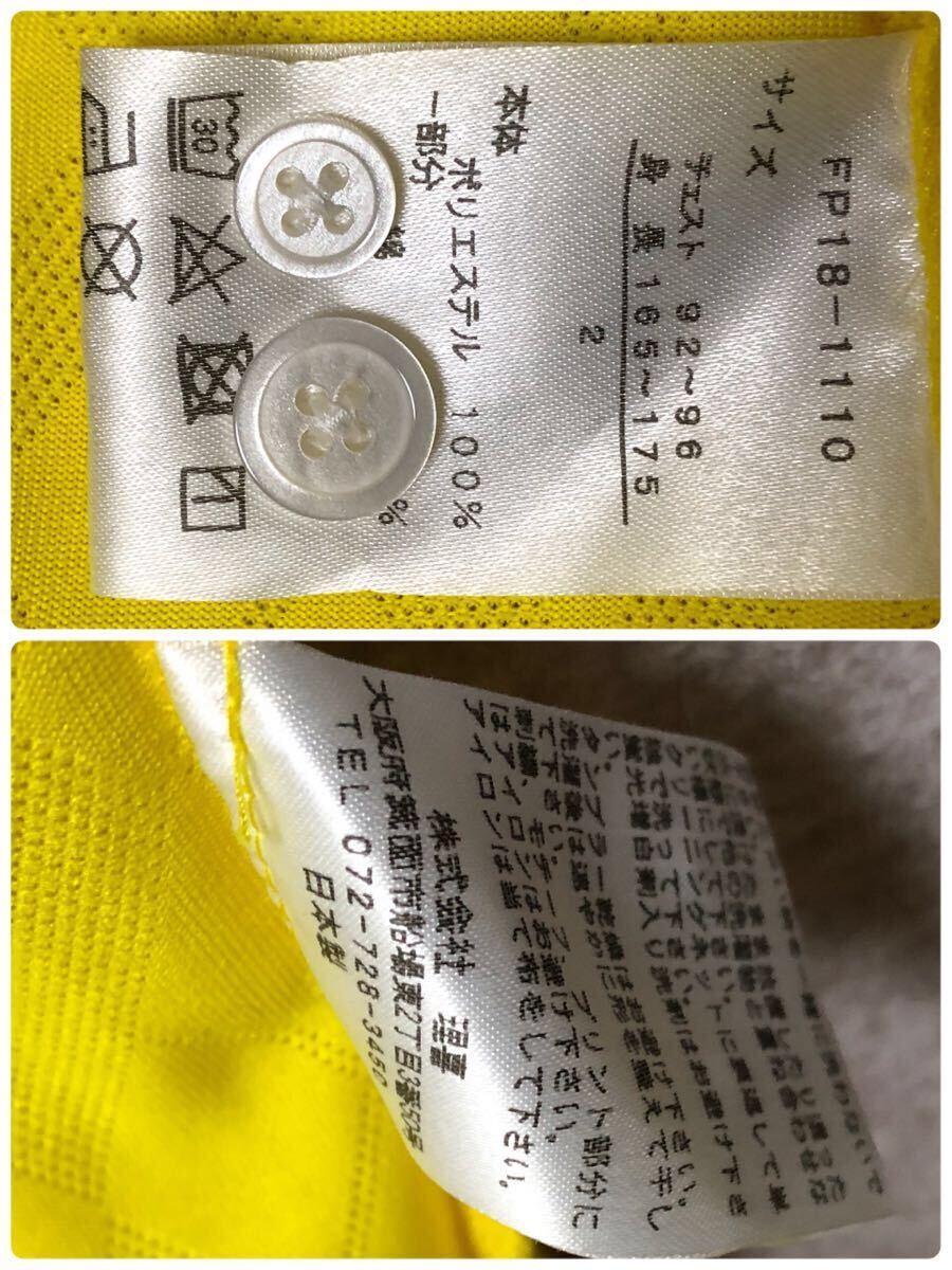 フェアリーパウダー FAIRY POWDER & YOU ポロシャツ 2サイズ ゴルフ GOLF イエロー 花柄 ゴルフウェア_画像6