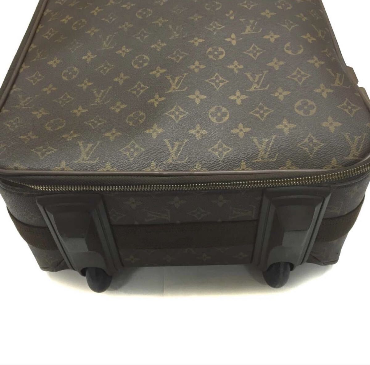 モノグラム ルイヴィトン キャリーバッグ LOUIS VUITTON キャリーケース ペガス55 ブラウン スーツケース M23294_画像4