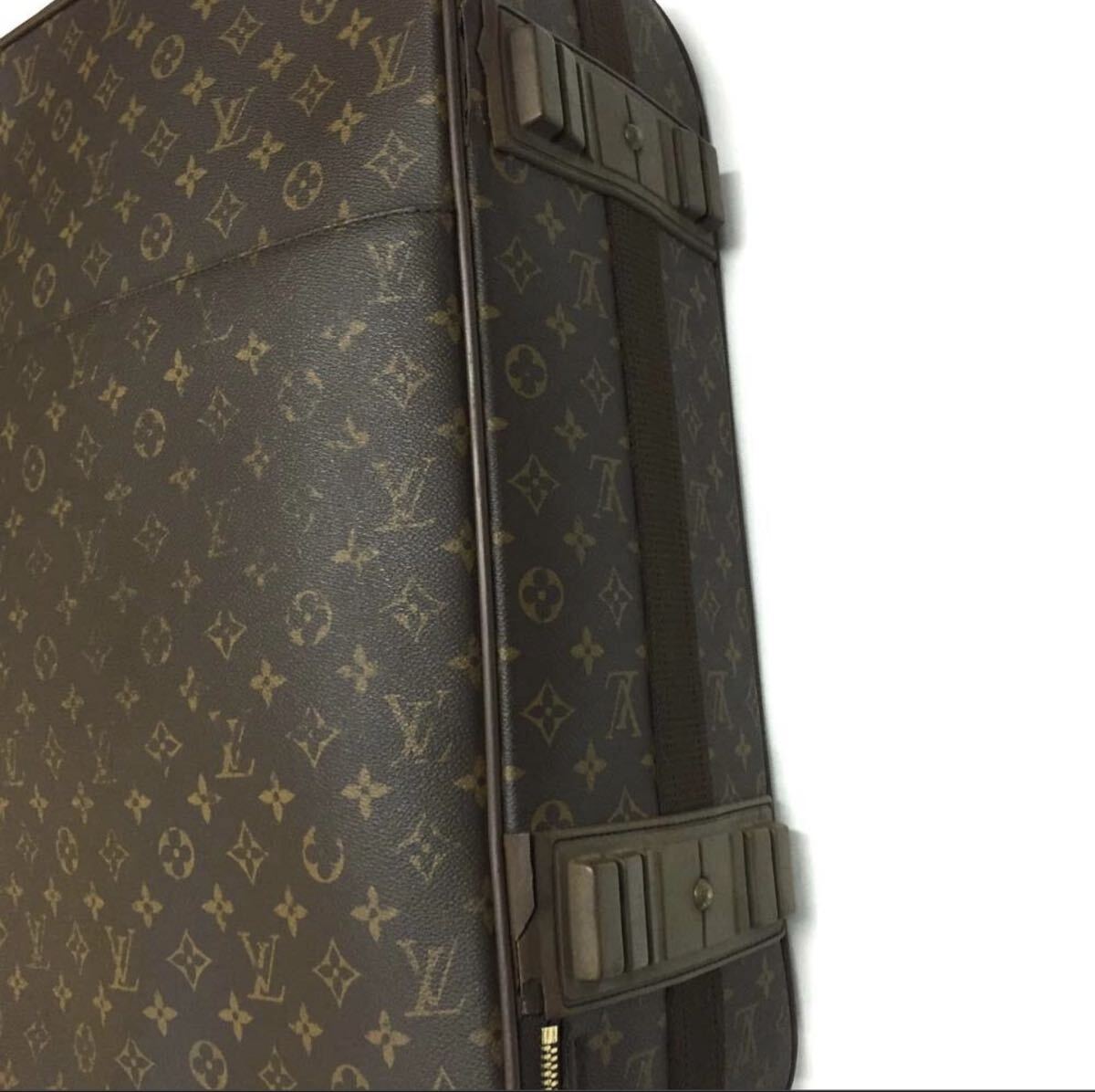 モノグラム ルイヴィトン キャリーバッグ LOUIS VUITTON キャリーケース ペガス55 ブラウン スーツケース M23294_画像3