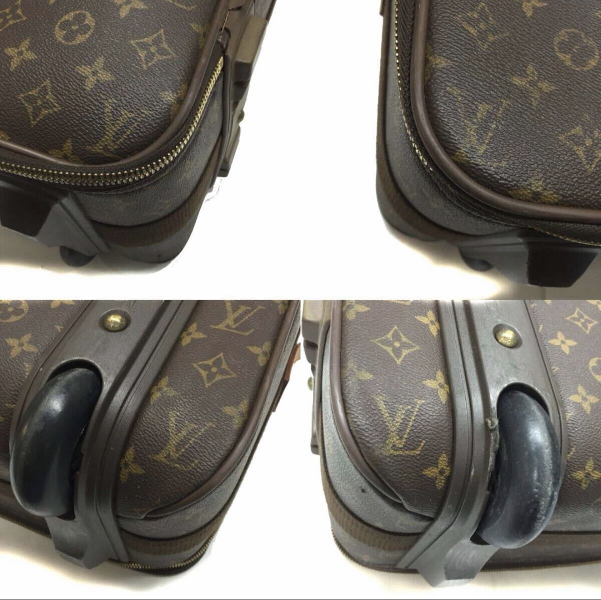 モノグラム ルイヴィトン キャリーバッグ LOUIS VUITTON キャリーケース ペガス55 ブラウン スーツケース M23294_画像5