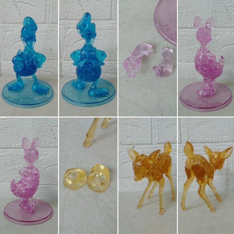 クリスタルギャラリー 31体 まとめて 立体パズル ディズニー 3D パズル ミッキー ミニー ドナルド デイジー プルート プリンセス など_画像2