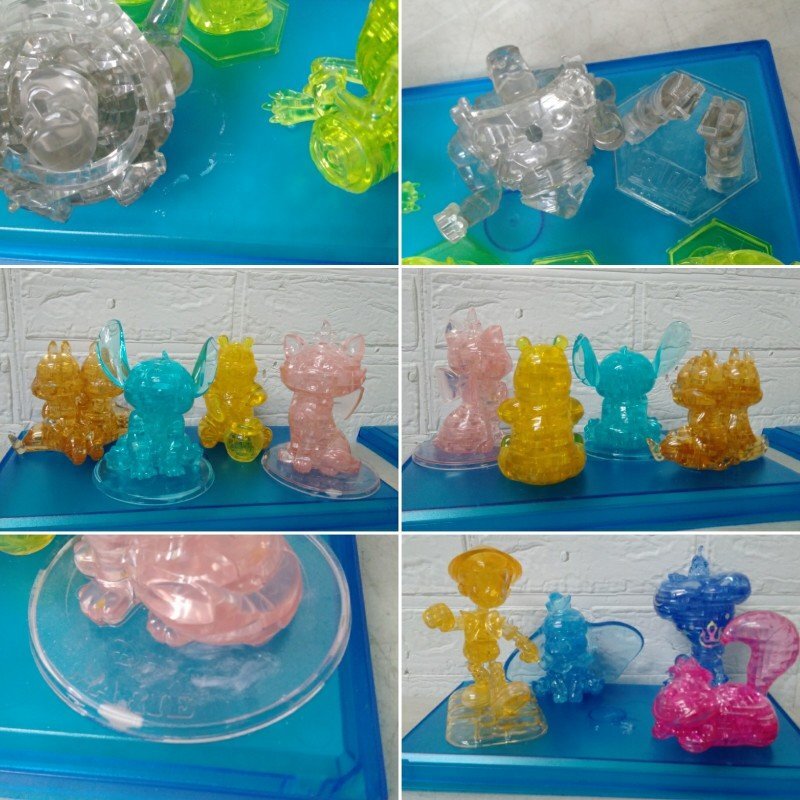 クリスタルギャラリー 31体 まとめて 立体パズル ディズニー 3D パズル ミッキー ミニー ドナルド デイジー プルート プリンセス など_画像4