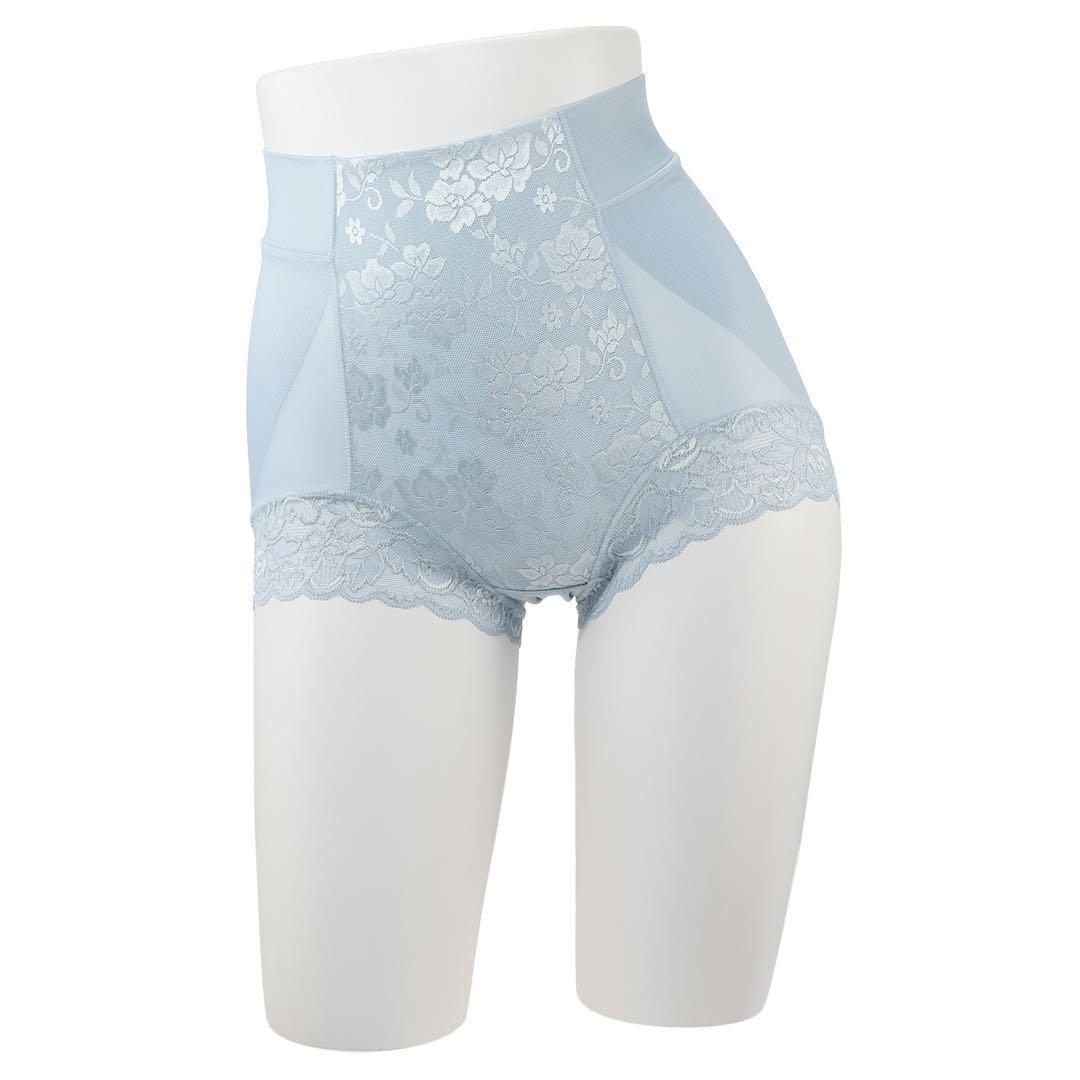 4Lサイズ 蘆屋美整體 シームレス 骨盤(pán)スリムショーツ エアリー シアーブルー