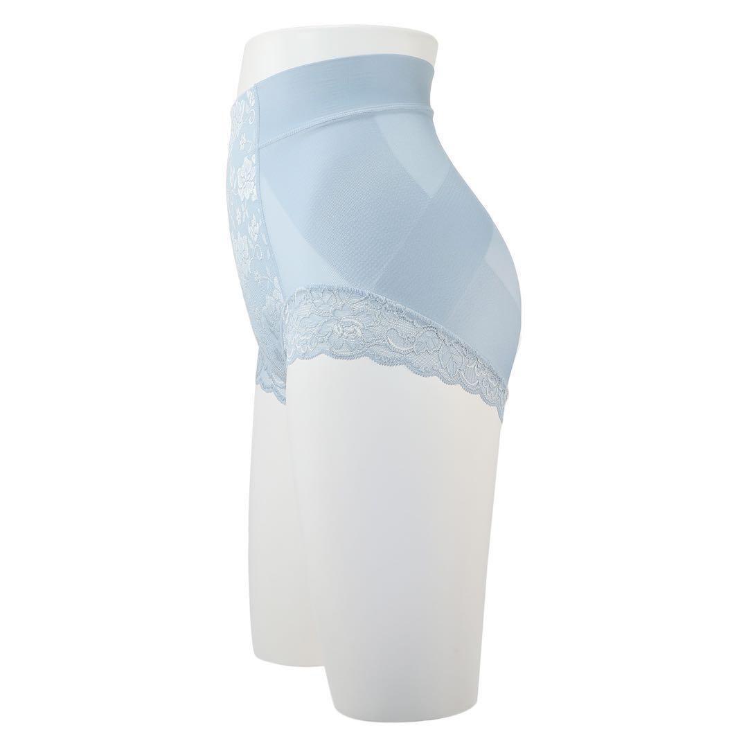 4Lサイズ 蘆屋美整體 シームレス 骨盤(pán)スリムショーツ エアリー シアーブルー
