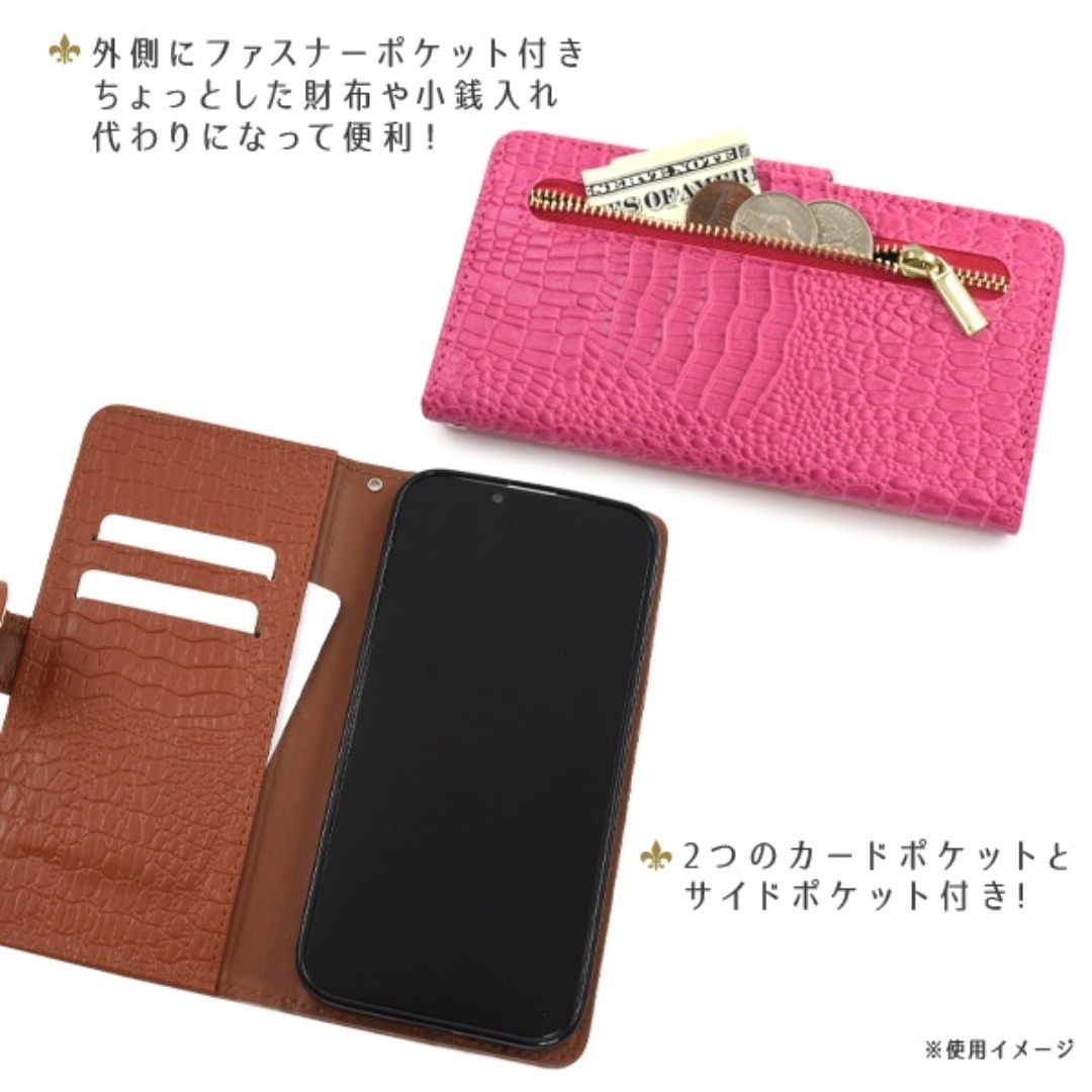 Google Pixel 10/10 Pro ファスナー手帳型ケース/グーグルピクセル スマホケース_画像3