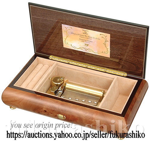 新品50弁モーツァルト魔笛３曲♪私は鳥刺♪グロッケン♪恋人か　オルフェウス244最人気ツヤ消イタリア象嵌BOXオルゴール_画像1