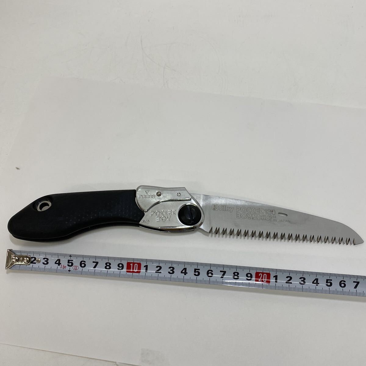 507 中古 折り畳み式ノコギリ ポケットボーイ POCKET BOY ユーエム工業 29cm シルキー 日本製 コンパクト_画像2
