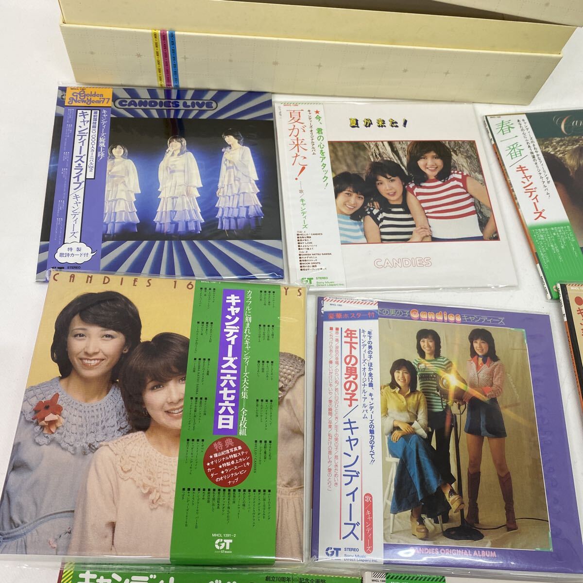 218　完全生産限定品　キャンディーズ　CD未開封　35周年記念CD　CANDIES TIME CAPSULE　タイムカプセル　20枚　中古