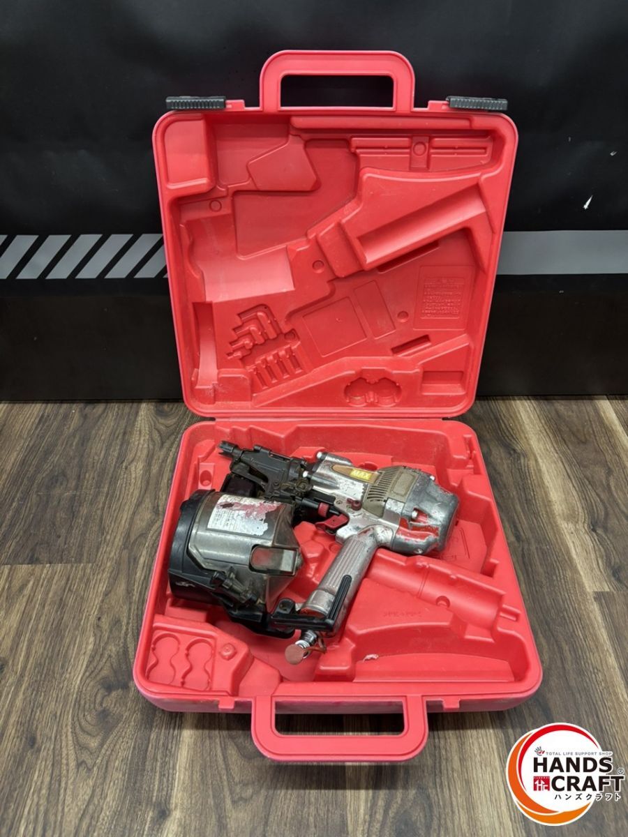 新作入荷，100%新品♭ 品 MAX マックス 90mm スーパーネイラ エアネイラ HN-90N1 高圧 エア釘打ち機 釘打機 熊本けやき通り店(エア釘打機)｜売買されたオークション情報、yahooの商品情報をアーカイブ公開 - オーク エア釘打機