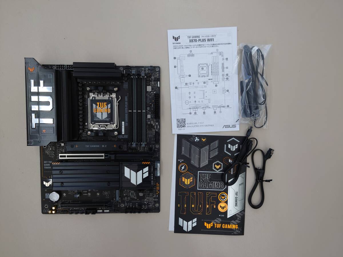 ASUS TUF GAMING X870-PLUS WIFI　使用品