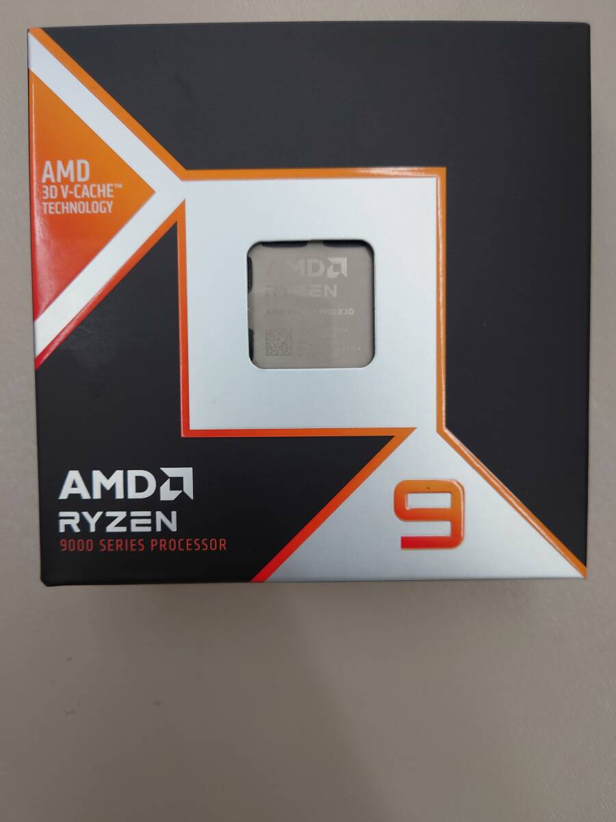 AMD Ryzen 9 9950X3D BOX　使用品