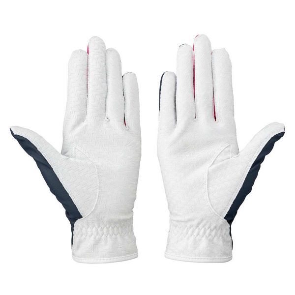 [ новый товар ] Mizuno W-GRIP двойной рукоятка перчатки | обе рука перчатка темно-синий 21cm 5MJWB45114