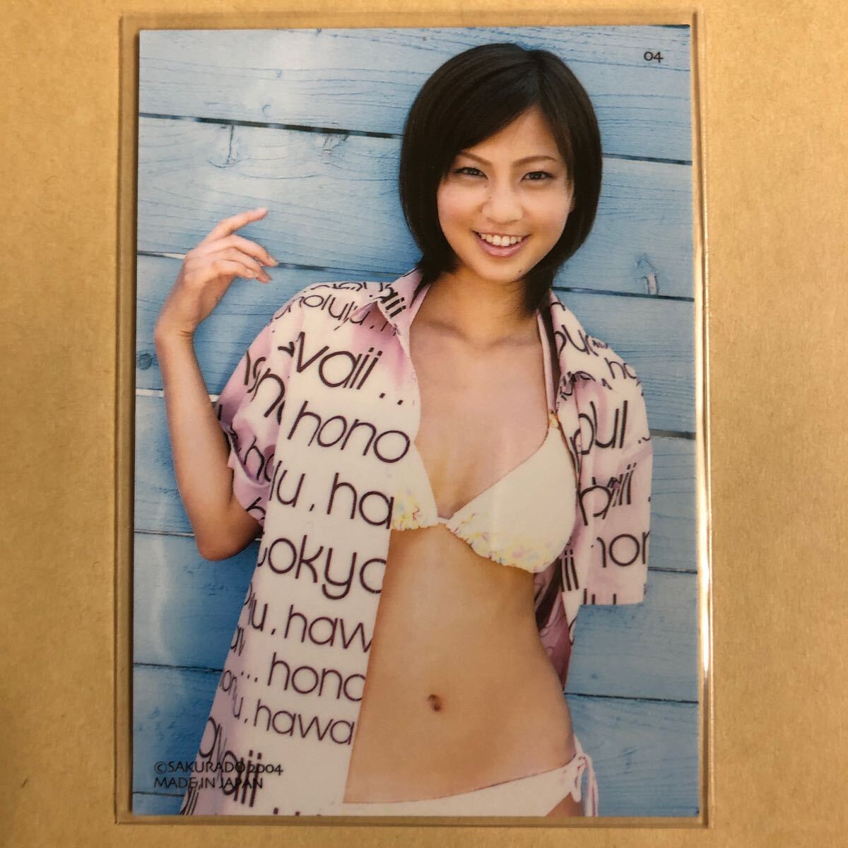  Yasuda Misako 2004 Sakura . коллекционные карточки идол gravure карта купальный костюм бикини 04 звезда коллекционная карточка 