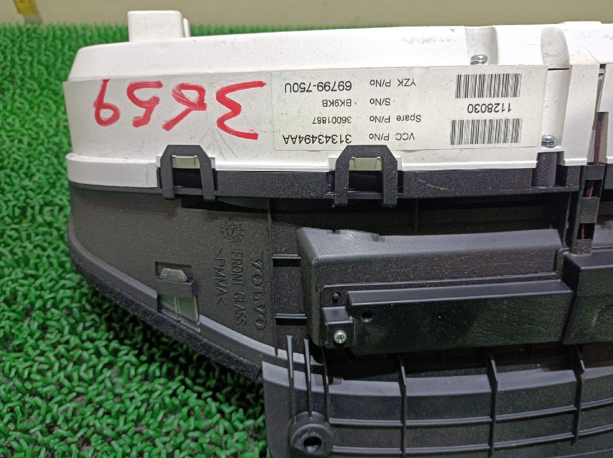 ボルボ スピードメーター S60 DBA-FB4164T, 2013 #hyj NSP247076_画像1