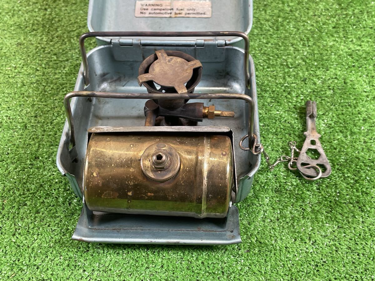 9B65 希少 オプティマス Optimus 8R シングルバーナー ガソリンストーブ キャンプ アウトドア 動作未確認 現状品_画像6