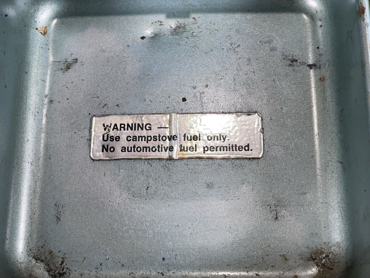 9B65 希少 オプティマス Optimus 8R シングルバーナー ガソリンストーブ キャンプ アウトドア 動作未確認 現状品_画像8