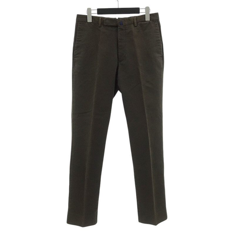 【特別価格】INCOTEX COTE DE CHEVAL コットン ピケ パンツ ブラウン サイズ メンズ44_画像1