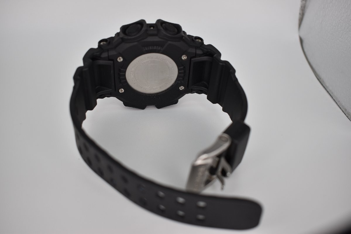 【中古美品/説明書兼保証書付】14,800円即決 カシオ 腕時(shí)計(jì) GXW-56BB-1JF 國內(nèi)正規(guī)品 ジーショック 電波ソーラー メンズ ブラック