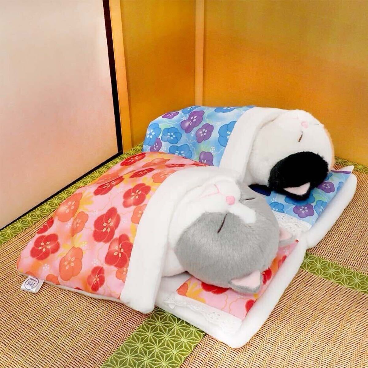 ぼうねこ?　ぼうみたいなねこ「ちゃぼう」　茶ネコ　ぬいぐるみ　棒貓　へそ天