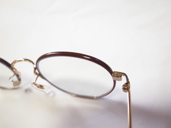 Eyevan Atlas アイバン アイヴァン アイバン 眼鏡 フレーム メガネ アイウェア eyewear eye wear clear クリアー ゴールド gold 金_画像4