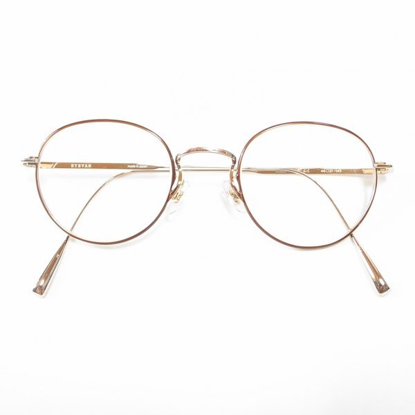 Eyevan Atlas アイバン アイヴァン アイバン 眼鏡 フレーム メガネ アイウェア eyewear eye wear clear クリアー ゴールド gold 金_画像1