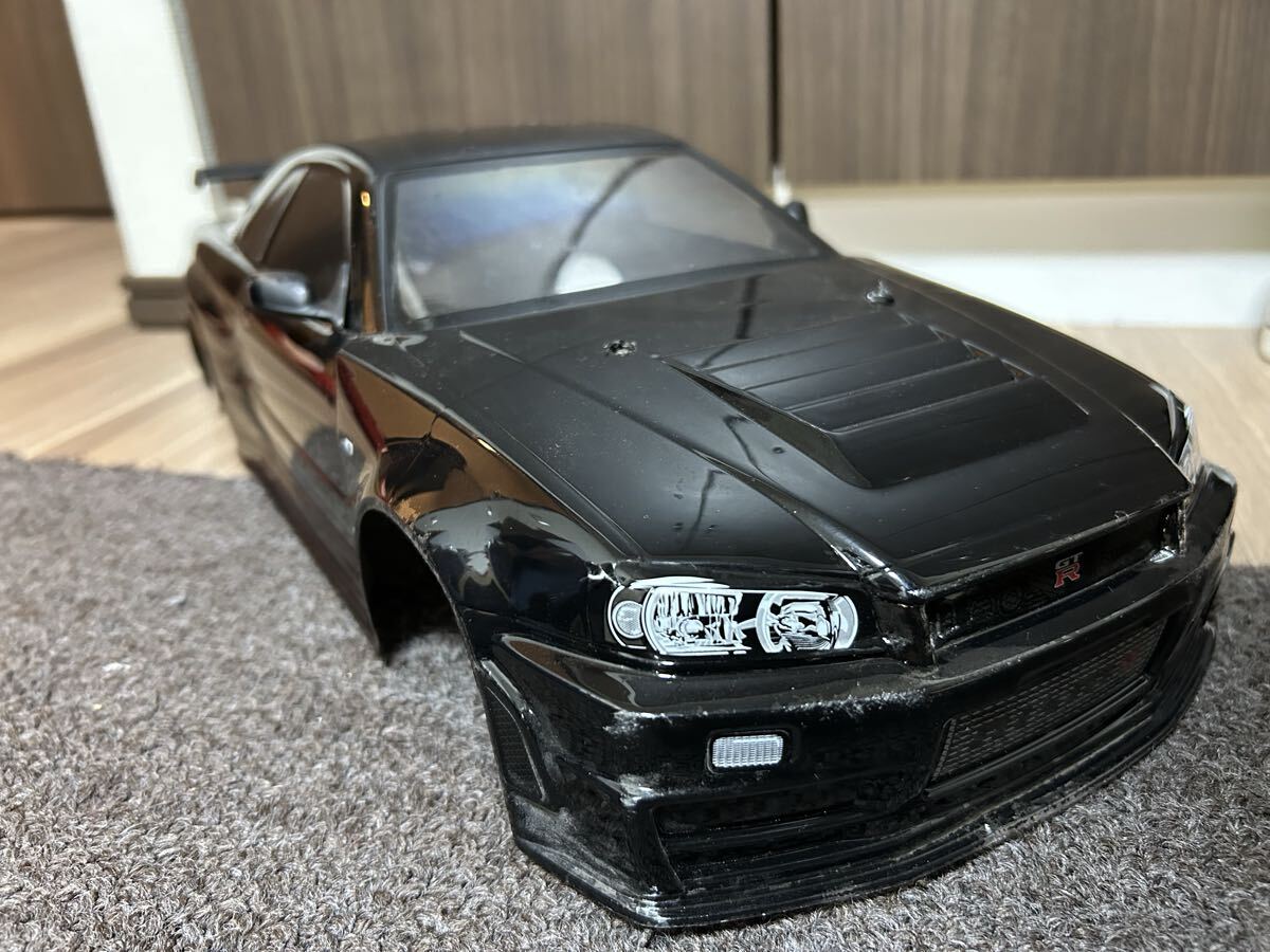 タミヤ 日産 スカイラインgt-r r34 1/10 ラジコンボディ yd-2 GT
