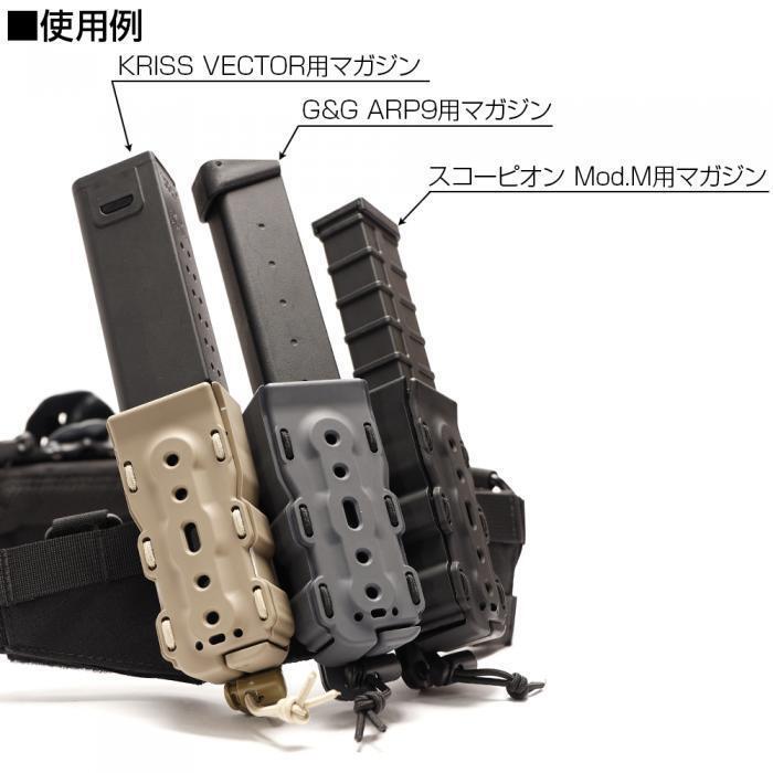 ライラクス・バトルスタイル・BITE-MG(バイトマグ) SMG サブマシンガン用 クイックマグホルダーBK_画像3