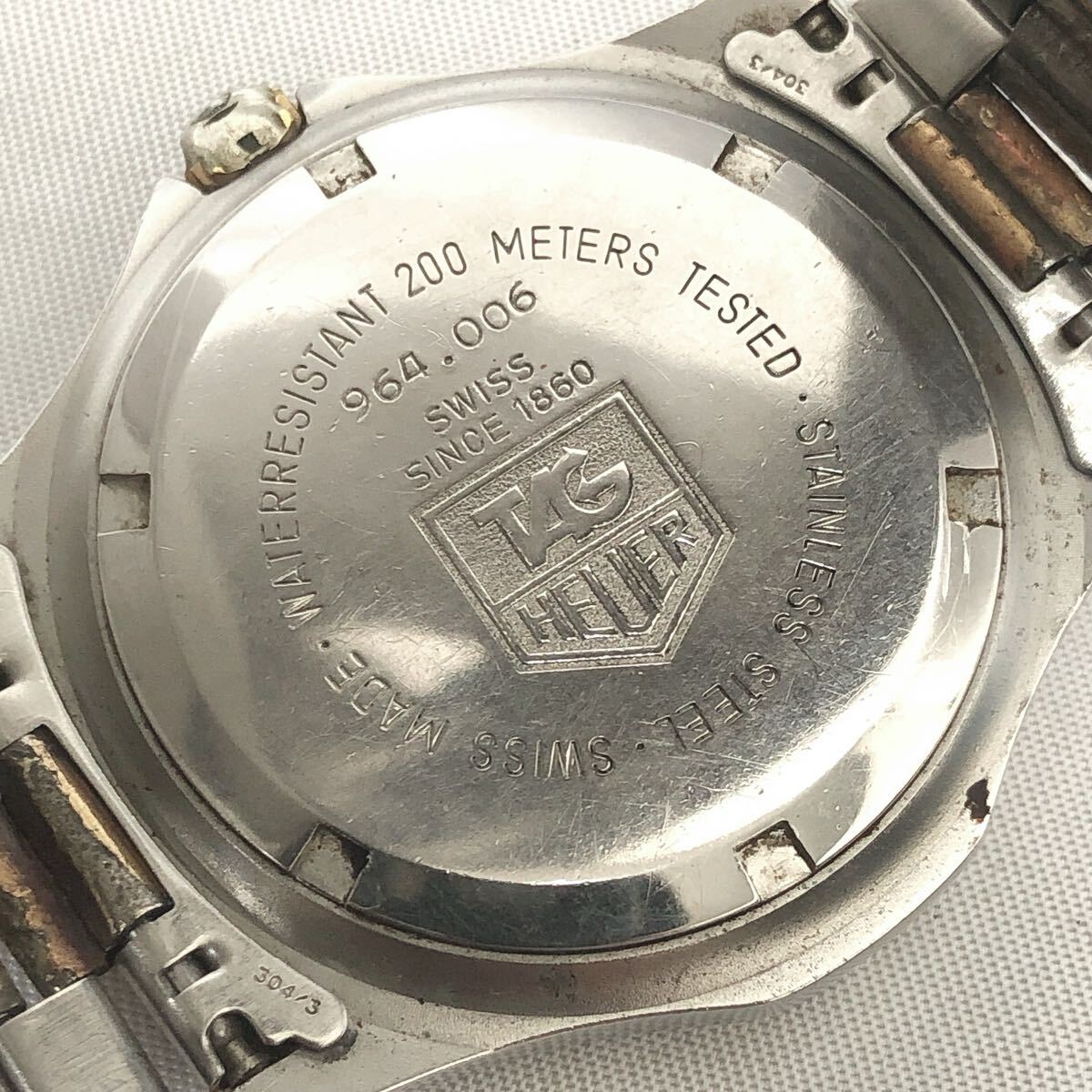 TAG HEUER タグホイヤー 964.006 QZ プロフェッショナル　ゴールド文字盤 デイト　メンズ腕時(shí)計(jì) R店0921