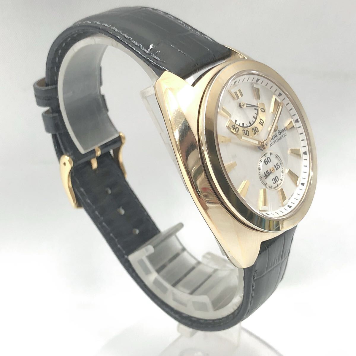 稼働品　美品 ORIENT STAR オリエントスター FR01-A0 自動(dòng)巻　スモールセコンド パワーリザーブ メンズ腕時(shí)計(jì)　R店0915