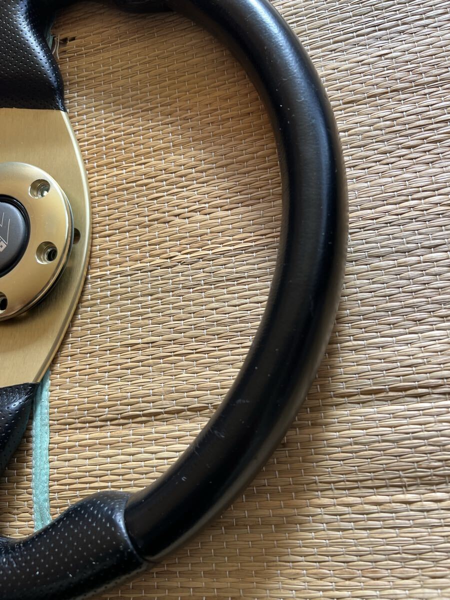 momo гонки 35 пирог metal Gold кожа рулевой механизм стандартный товар прекрасный товар