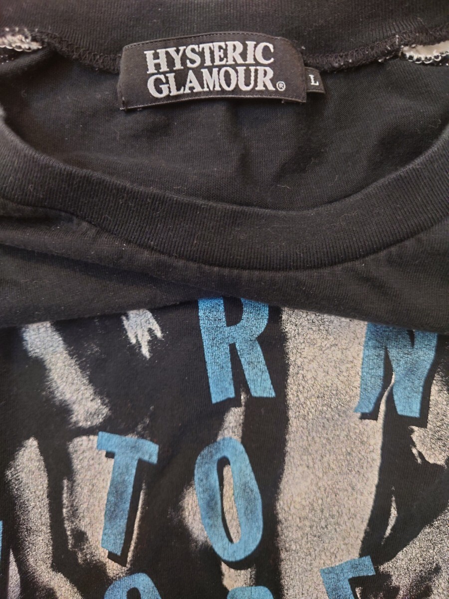 希少??！ヒステリックグラマーラグランTシャツ ヒスガール 七分袖 美品 人気 Lサイズ