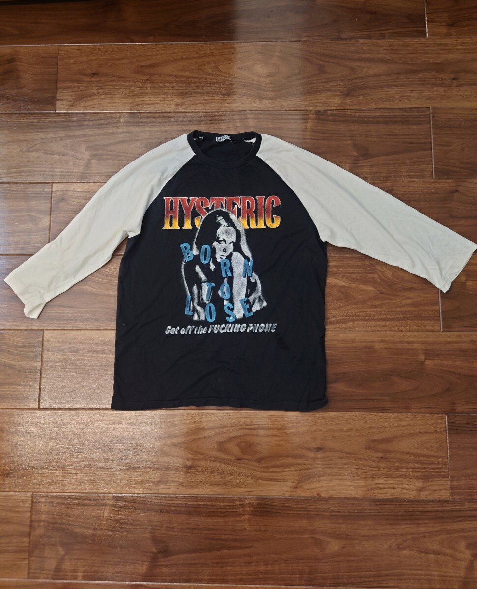 希少！！ヒステリックグラマーラグランTシャツ ヒスガール 七分袖 美品 人気 Lサイズ