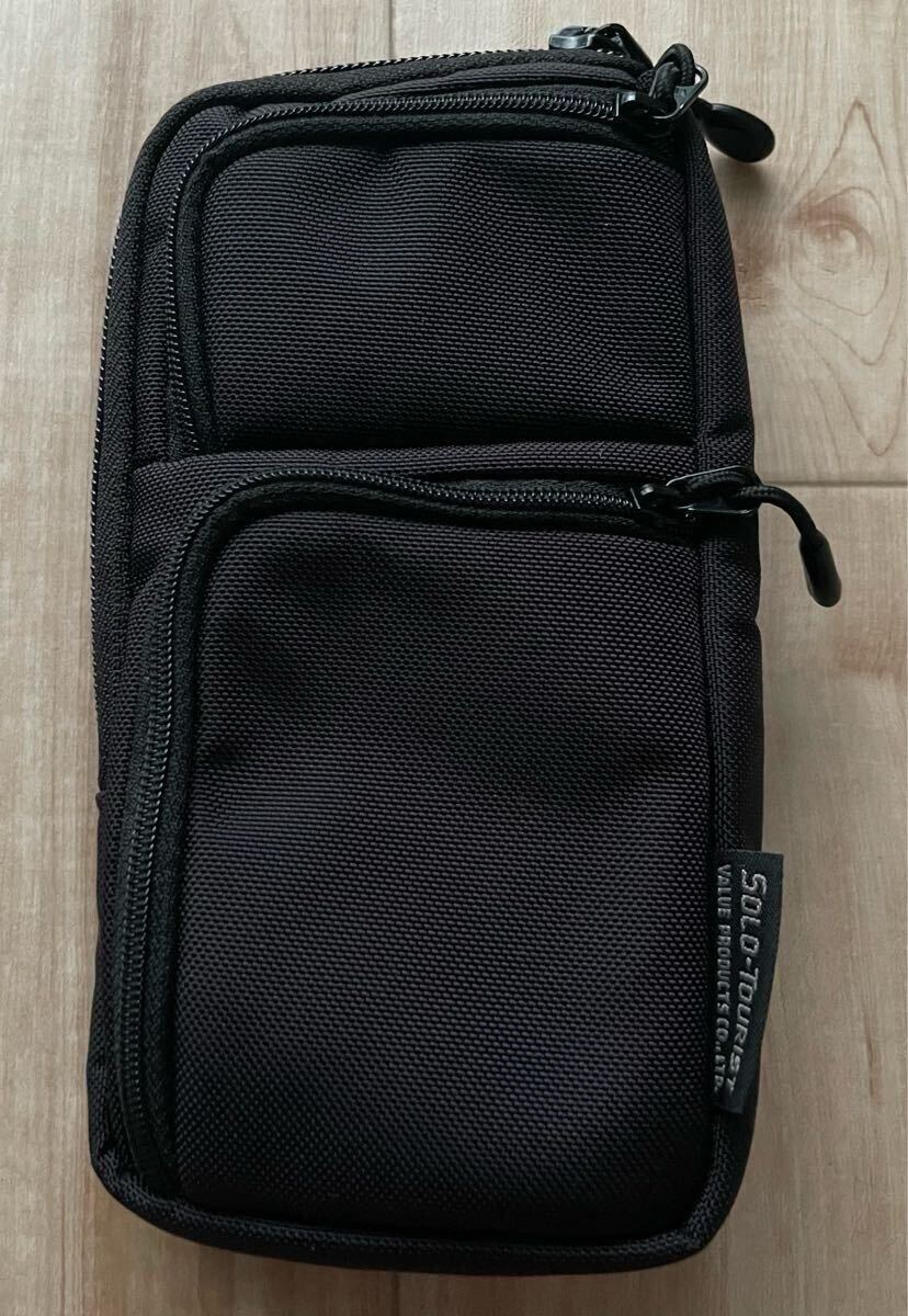 SOLO TOURIST ソロ　ツーリスト　ポーチ リュック　アタッチポーチ　ブラック_画像1