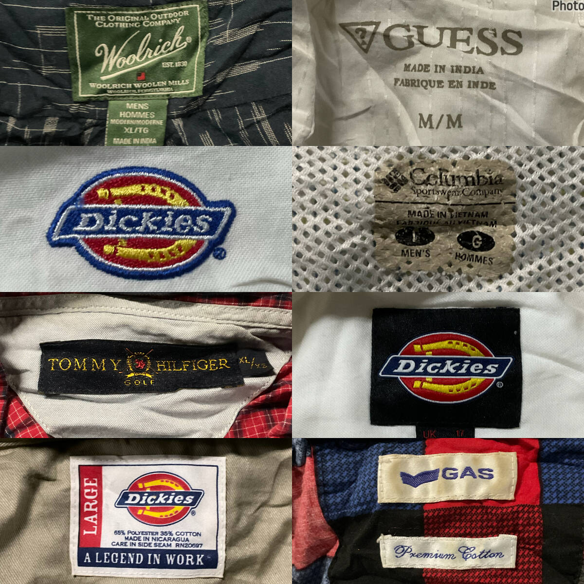 【T1448】★超目玉★ アメリカ古着 全ブランドシャツ 大量40kgベール 大量仕入れ デザイン豊富 半袖長袖 最安値 カラバリ豊富 激安_画像9