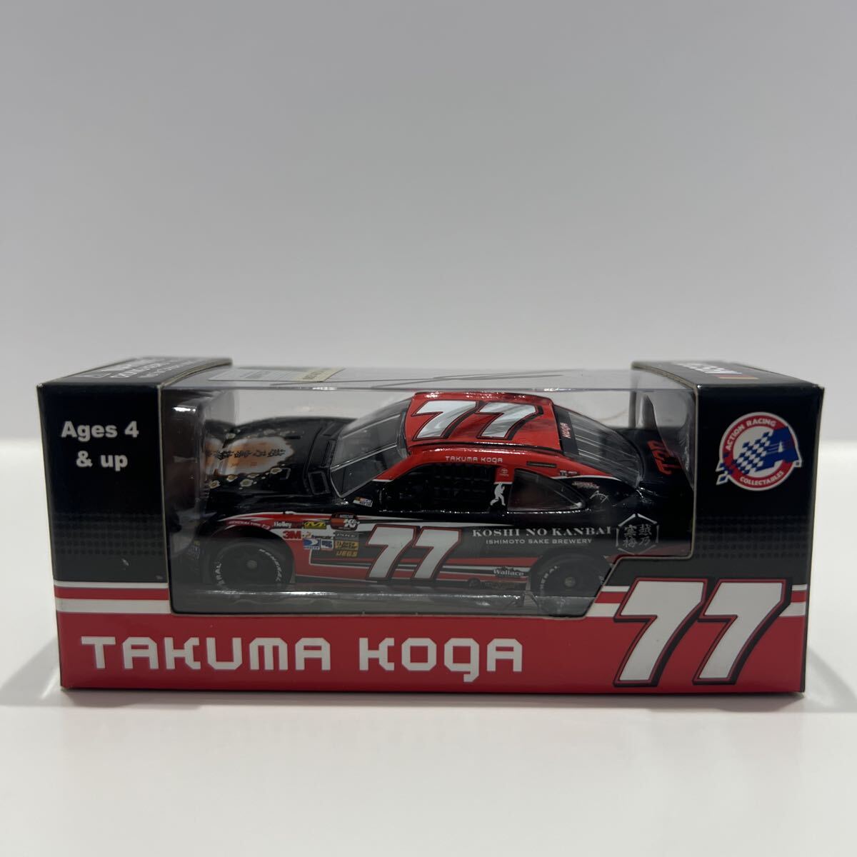 ミニカー　1/64 ナスカー 古賀琢麻 越乃寒梅 2019 トヨタ カムリ TOYOTA camry NASCAR #77 ミニカー_画像1