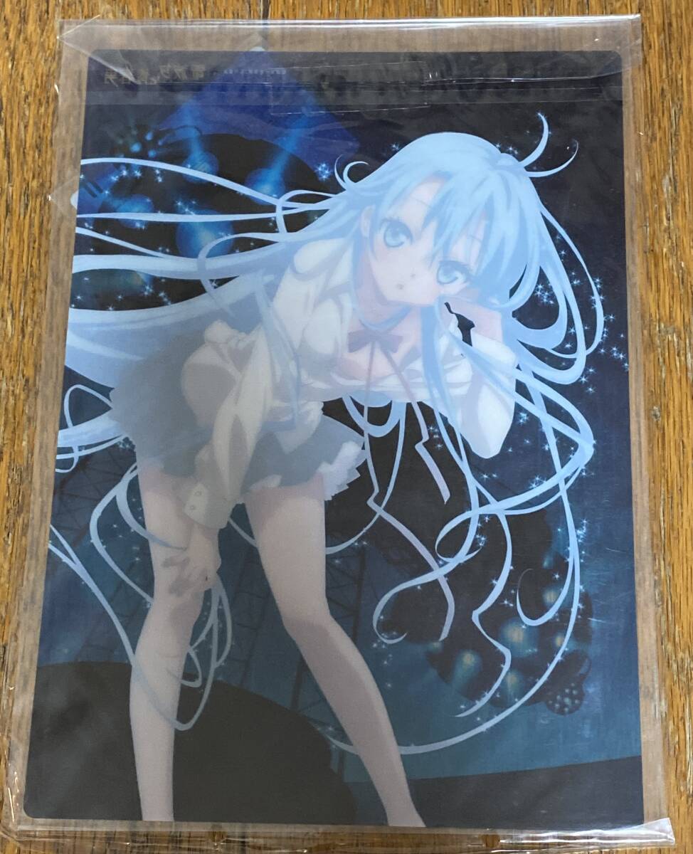 電波女と青春男 Ex Erio×原画集 とらのあな限定版 特典 藤和エリオ テレカ クリア下敷き 未開封 西田亜沙子_画像2