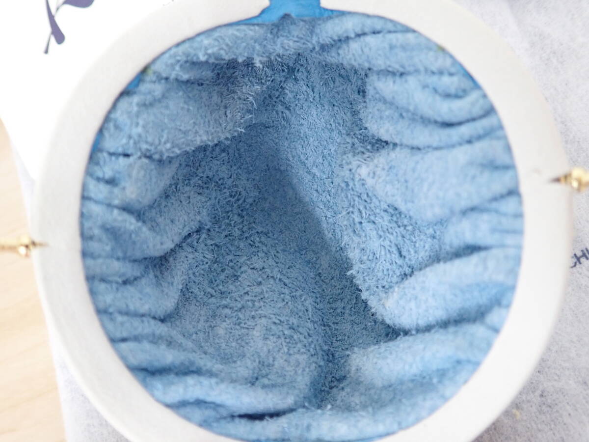 Kitamura キタムラ コインケース 小銭入れ がま口 レザー ブルー系 水色 激安1円スタート