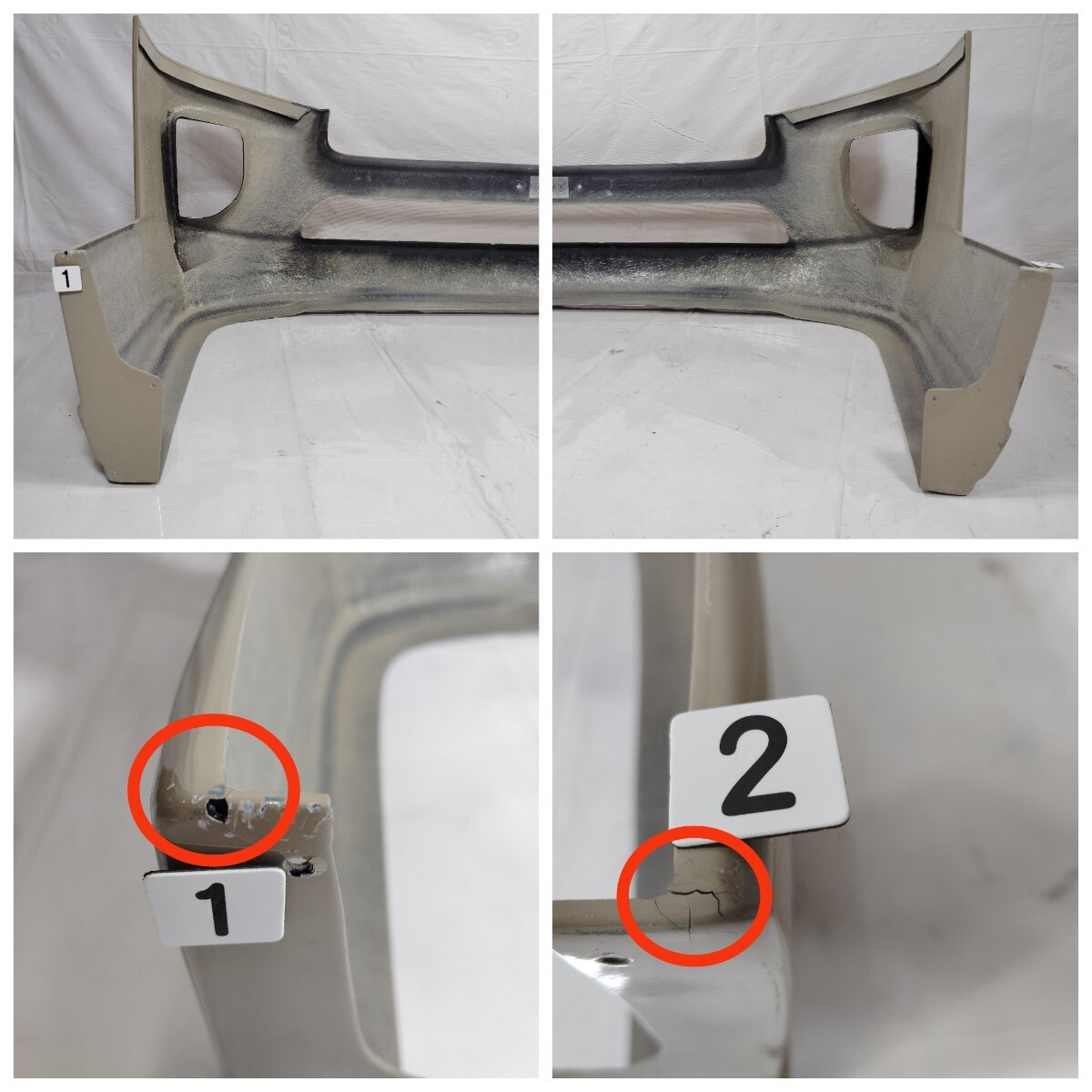 ■送料込■即決 ESSEX LEGARE ハイエース 200系 ナロー標準ボディ 4型 5型 6型 7型 8型 バンパースポイラー ベージュ(4V6) エセックス 29_画像7