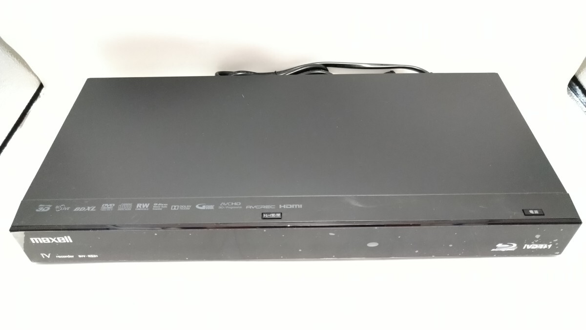 maxell 500GB HDD內(nèi)蔵 iVDRスロット搭載 ブルーレイディスクレコーダー BIV-R521 マクセル 2番組録畫　2013年制