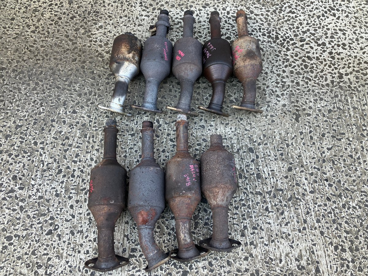 ◇DA64V DA64W DA63T エブリィ キャリィ スズキ純正 觸媒 キャタライザー コンバーター ジャンク 9臺分