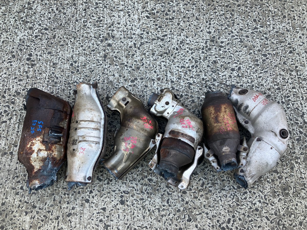 ◇SF5 BR9 YA4 GP7 フォレスター レガシィ エクシーガ インプレッサ スバル純正 觸媒 キャタライザー コンバーター ジャンク 4臺(tái)分