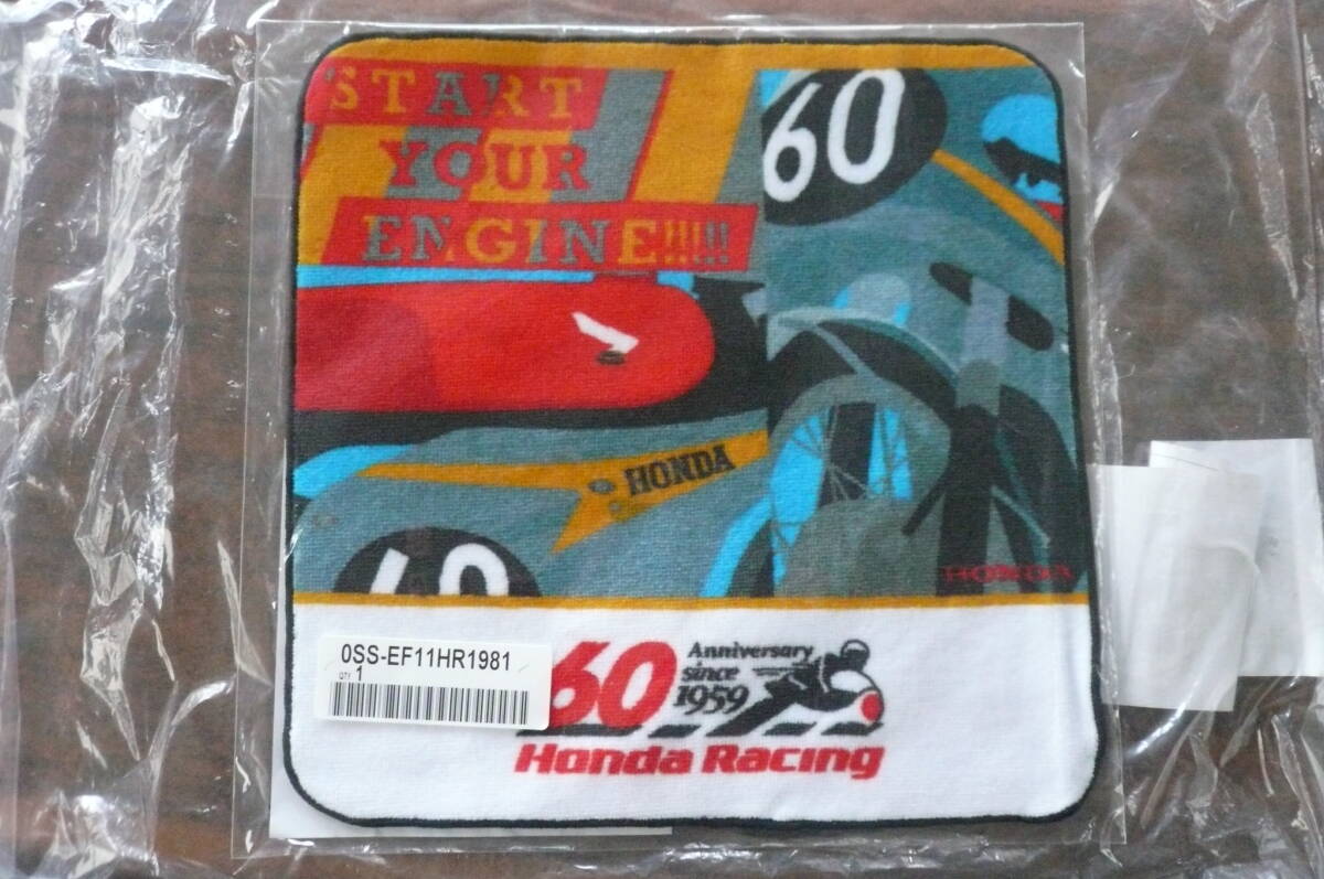 Honda Racing 60th память Mini полотенце нераспечатанный не использовался Honda Racing 60th память Mini полотенце нераспечатанный не использовался