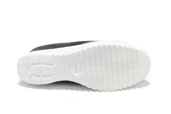 新品2cmインヒールレディースカジュアルシューズ カジュアルスニーカー ブラック 23.5cm_画像6