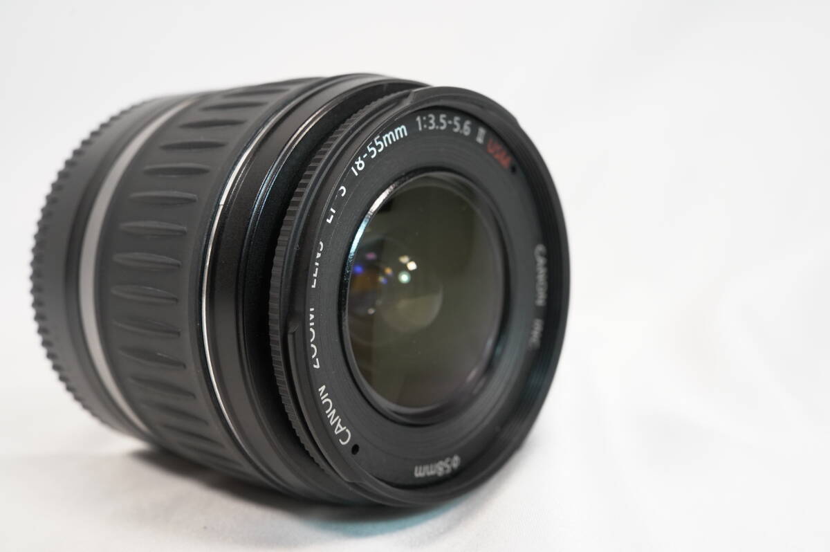 【中古?美品?動作確認済み】CANON ZOOM LENS EF-S 18-55mm F/3.5-5.6 ⅡUSM キャノン デジタル一眼カメラ AF 標準 ズームレンズ