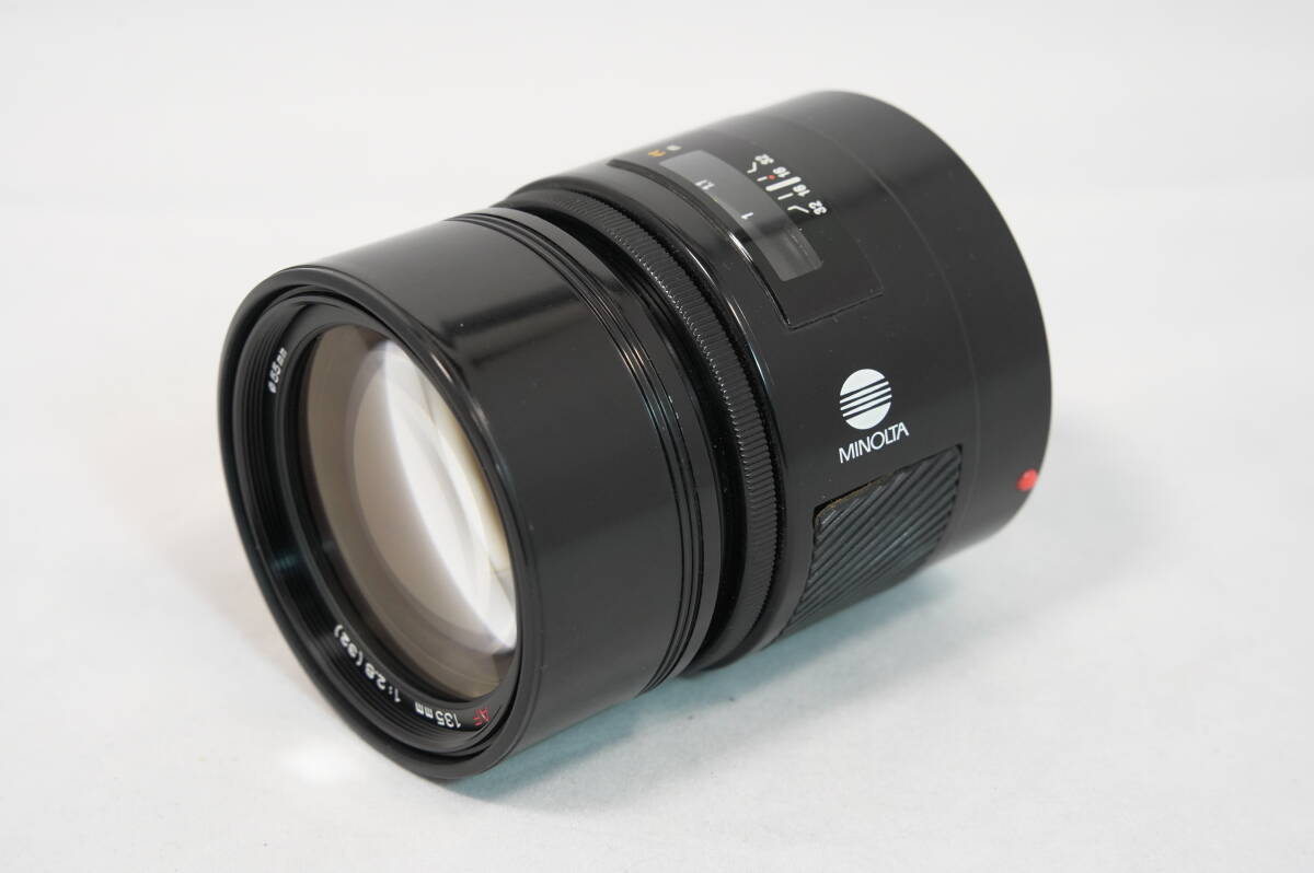 【中古?美品?動作確認(rèn)済み】Minolta AF 135mm F/2.8(32) 大口徑 単焦點 中望遠(yuǎn) レンズ ソニー ミノルタ Sony Minolta a A Mount 