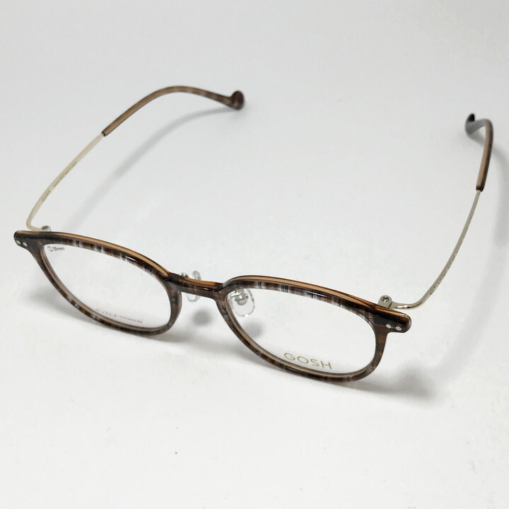 GOSH ゴッシュ レディース 眼鏡 メガネ フレーム サングラス GO2057-2-47　度付可 ブラウン_画像2