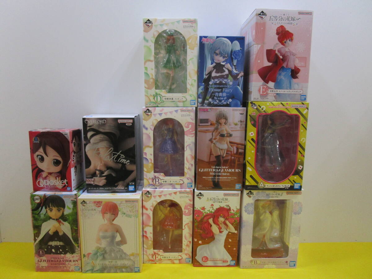 078) 未開封 美少女 一番くじ プライズ フィギュア まとめ A B D E賞 五等分の花嫁/A賞 ウマ娘/鬼滅の刃/ラブライブ！/OVER LORD 他