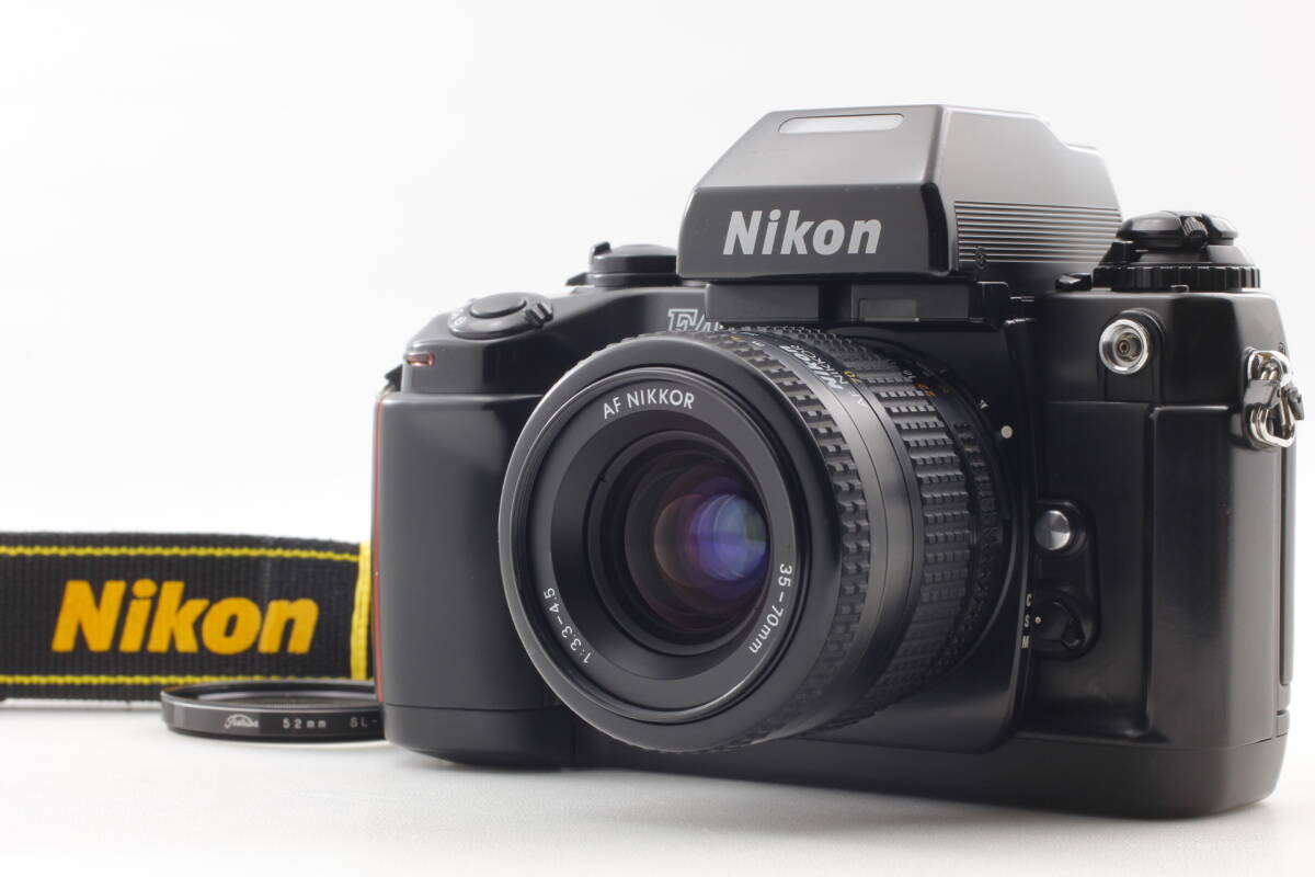 【美品 動作確認済】Nikon ニコン F4 + AF 35-70mm F3.3-4.5 Zoomレンズ付 SLR 0444