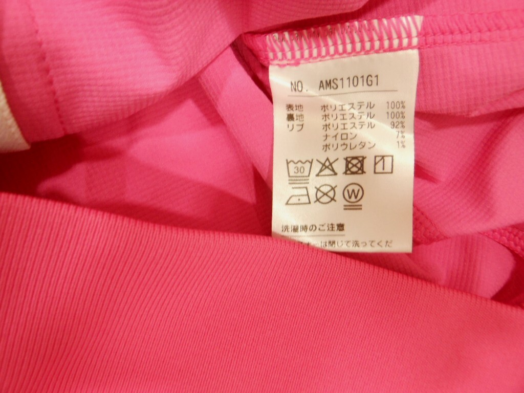 ★★試着のみ.アンパスィ and per se.Wフルジップジャンパー・ピンク.サイズ.M.★★_画像10