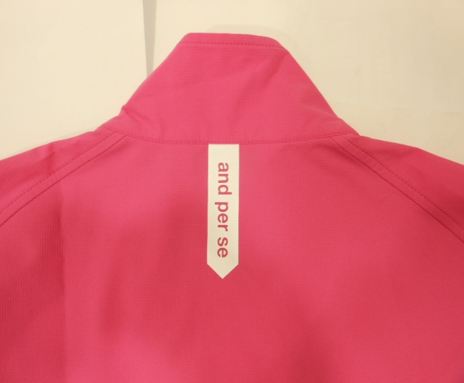 ★★試着のみ.アンパスィ and per se.Wフルジップジャンパー・ピンク.サイズ.M.★★_画像5